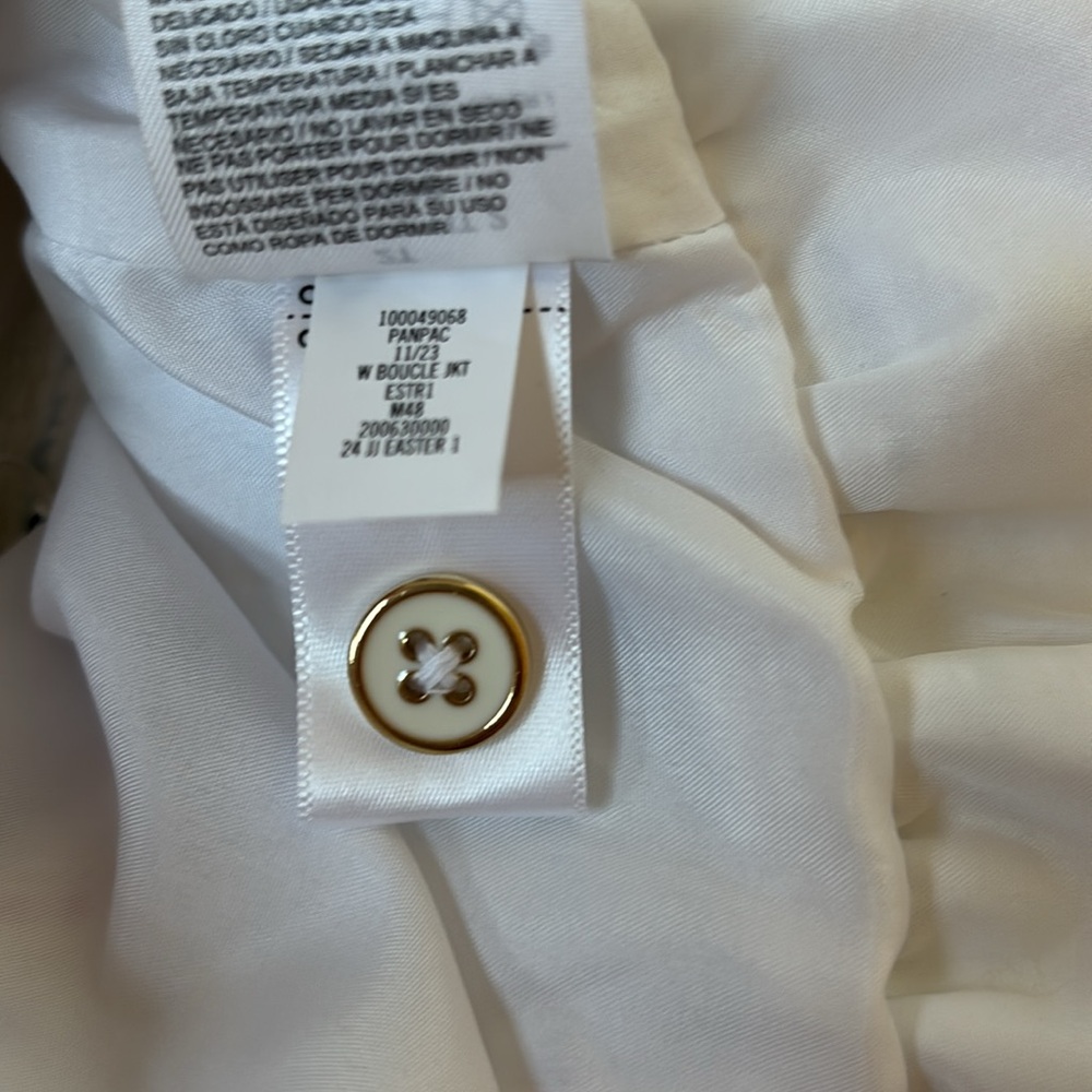 NWT Janie and Jack Toddler Girl Tweed Peplum Jacket - Size 2T - Picture 9 of 11